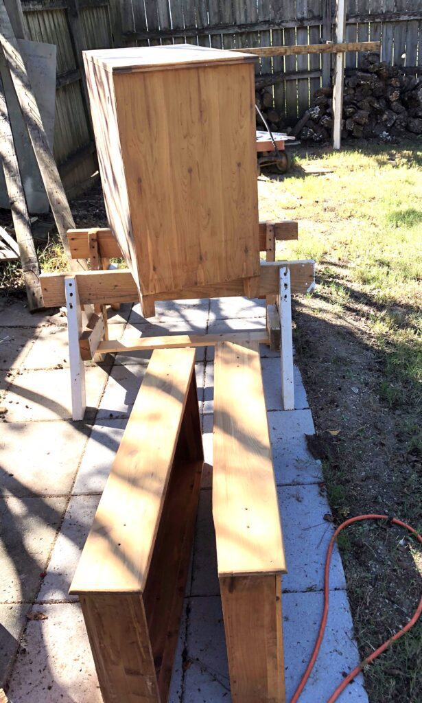 sanded chest of drawers