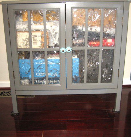 Failed film choice for glass cabinet doors