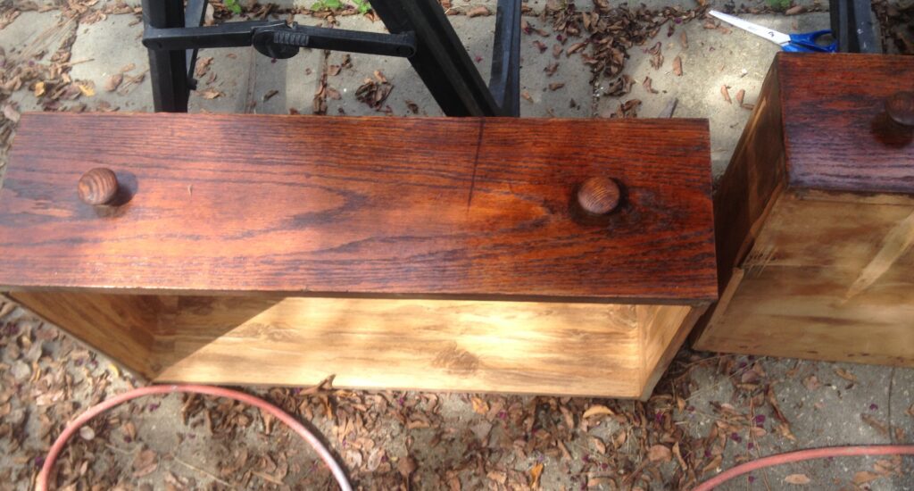 drawer after refinishing