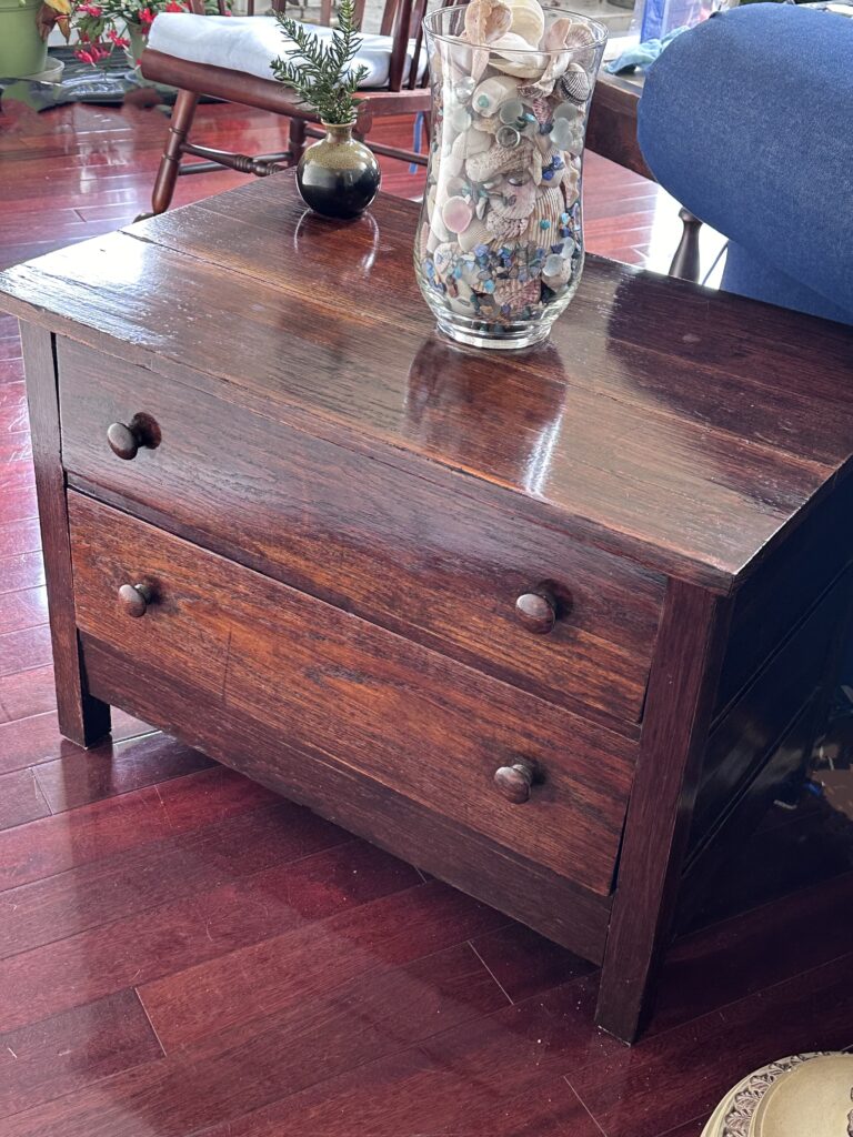 refinished chest